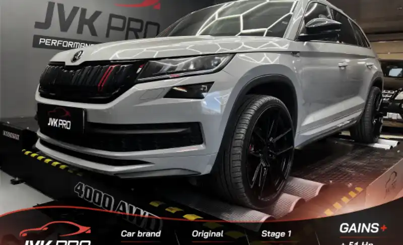 Skoda Kodiaq 2.0 TDI на DYNO стенде JVK PRO